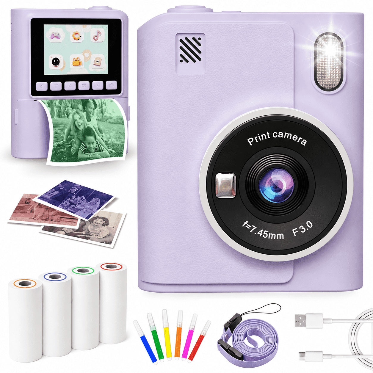 JoyStone Kids Camera Instant Print, 1080P Instant Digital Camera with 4 Color Print Paper, Birthday… — $34.99 (30% off)