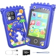 thumbnail image 1 of JoyStone Kids Dinosaur Smart Phone, 2.8" Touchscreen Toddler Learning Play Toy Phone with Dual Camera, Game, Music Player, Learning Toy Christmas Birthday Gifts for 3-9 Year Old Kids, 1 of 12