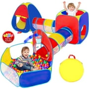 JoyStone Kids Play Tent Jungle Gym, Ball Pit, Pop Up Tents & Play Tunnel for Toddlers, Best Birthday Gift for Boys & Girls, Collapsible Children Play Tent Toy Indoor and Outdoor Games