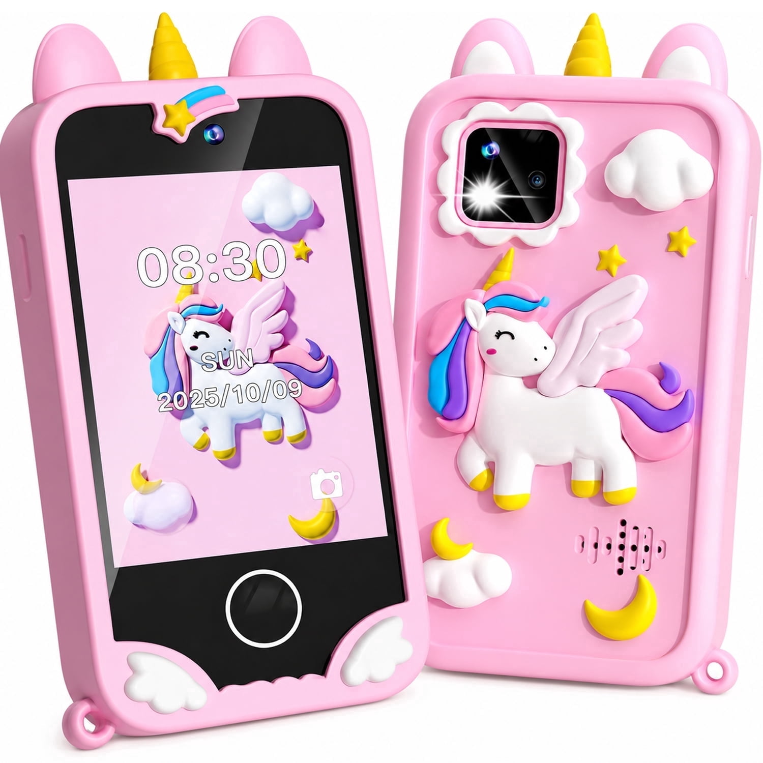 JoyStone JoyStone Kids Camera Phone with Parental Control, Video, Music, Games, SD Card, Rechargeable Pink Gift for Kids Ages 3-8