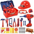 thumbnail image 1 of JoyStone Tool Set Toddler Beginner Tool Set with Tool Box & Toy Chainsaw & Drill,Pretend Play Toys, Gifts for 3-7 Kids, 1 of 8