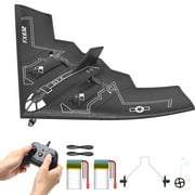 JoyStone Foam RC Airplane B2 Spirit Stealth Bomber Plane, 2 Channels 2.4 GHz RC Plane Toy, Easy to Fly RC Glider for Kids Boys Girls Adults