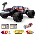thumbnail image 1 of JoyStone RC Cars High Speed Remote Control Truck, 1:16 Scale 30+MPH RC Vehicle with LED Lights, 4WD All Terrain Offroad Truck with 2 Batteries, Gifts for Kids Adults, 1 of 12