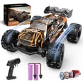 thumbnail image 1 of JoyStone Remote Control Car, 1:18 Remote Control Monster Truck All-Terrain 2.4GHz RC Cars W/ 2 Batteries for Kids Toys Gift, Black & Orange, 1 of 7