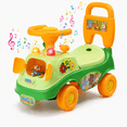 thumbnail image 1 of JoyStone Ride On Push Car for Toddlers, Push Walker Ride On Car with Lights, Music and Horn, Under Seat Storage, Push Car for Boys Girls, Green, Bear, 1 of 9