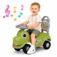 thumbnail image 1 of JoyStone Ride On Push Car for Toddlers, Push Walker Ride On Car with Music, Sounds, Interactive Steering Wheel, Dinosaur Ride On Toy for Boys Girls, Green, 1 of 9
