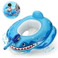 thumbnail image 1 of JoyStone Summer Inflatable Shark Pool Float for Kids with Built-in Squirt Blaster, Toddler Pool Float Kids Inflatable Swim Seat Boat Ship Pool Toys for Toddlers and Children, 1 of 6