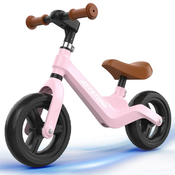 JoyStone Toddler Balance Bike Toys for 1-3 Years Old Boys Girls, Kids Training Balance Bike with Adjustable Handlebar and Seat, No Pedals Bike Gift for Kids, Pink