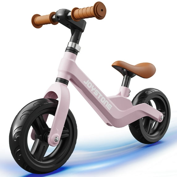 JoyStone Toddler Balance Bike Toys for 1-3 Years Old Boys Girls, Kids Training Balance Bike with Adjustable Handlebar and Seat, No Pedals Bike Gift for Kids, Pink