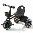 thumbnail image 1 of JoyStone Toddler Tricycle for Ages 1-4 Years, Kids Trike Toddler Bike with Cool Lights, Adjustable Seat & Basket, Black, 1 of 10