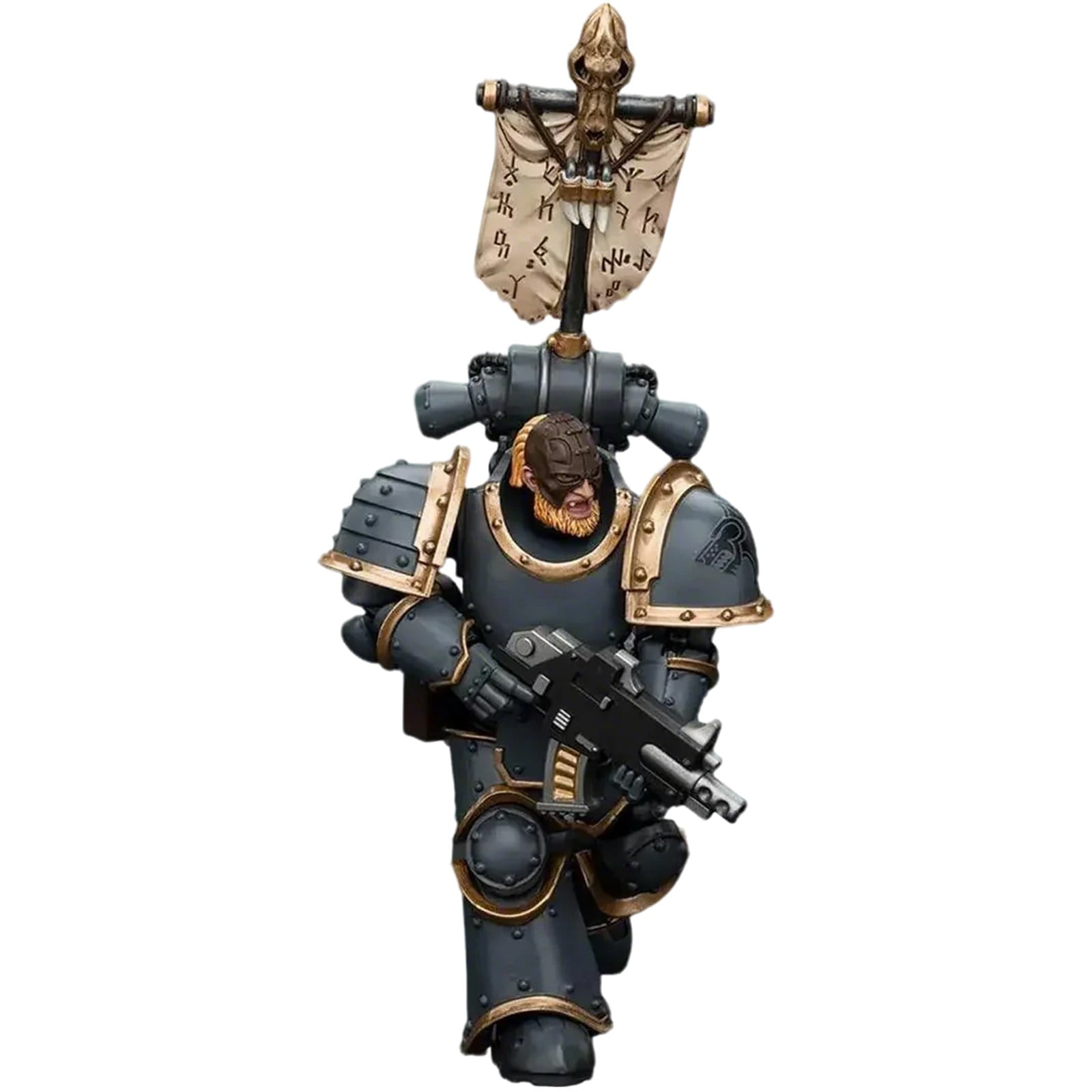 HiPlay JoyToy Warhammer 40k Space Wolves Intercessors - Action Figure Da Collezione In Scala 1:18, 105 Mm, Per Collezionisti Adulti (15+)