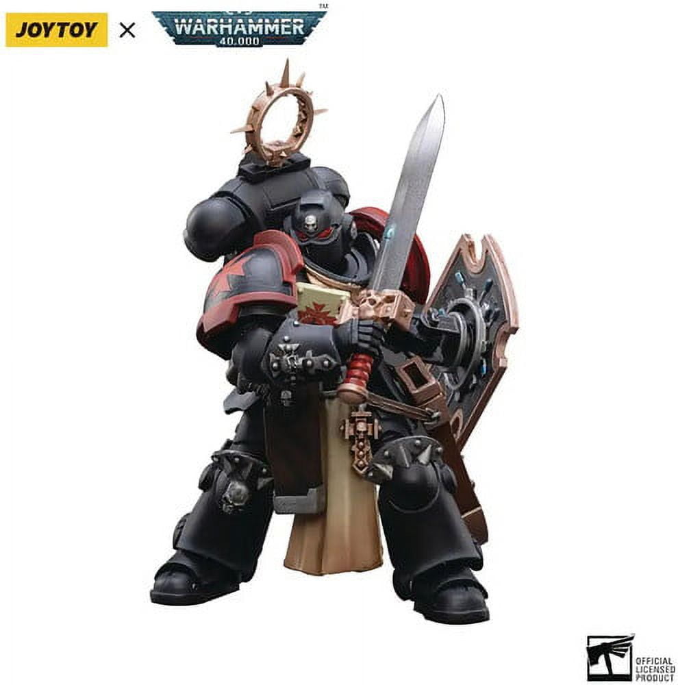 JoyToy 40K 1/18 Scale Action Figure - Raven Guard Intercessor Brother Colvane, 4 Inch, Licensed