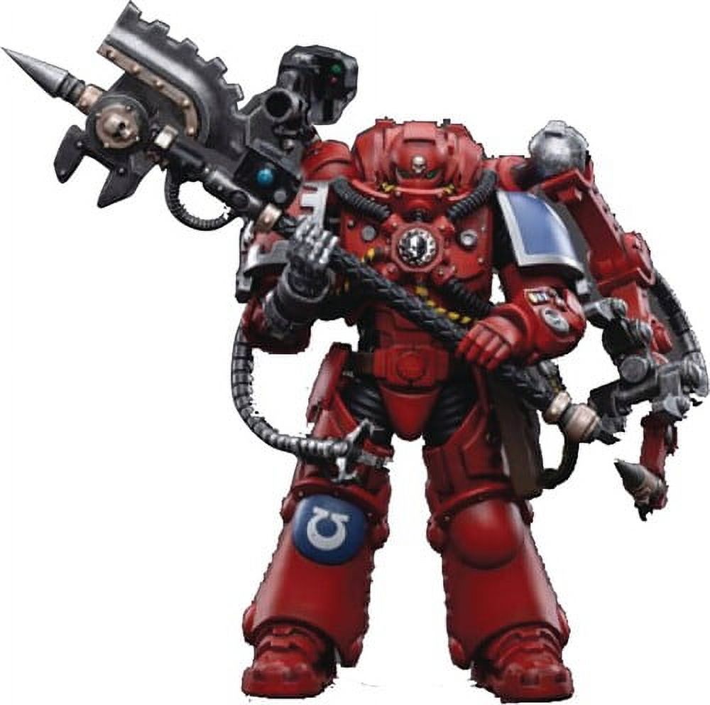 JOYTOY Warhammer 40K Ultramarines Techmarine Tybestis | Action Figure 1/18 Collezionabile Con Armi E Accessori | Regalo Per Fan