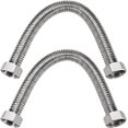 thumbnail image 1 of JoyTube 3/4×3/4 Inch Corrugated Shower hoses 18 inch Stainless Steel Flexible Female Fitting Water Heater Pipe 2 pcs, 1 of 4