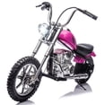 thumbnail image 1 of JoyWheels 36V Electric Dirt Bike, 350W Ride on Toy Motorcycle for kids,14mph, Pink, 1 of 7