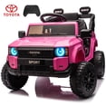 thumbnail image 1 of JoyWheels TOYOTA 50W Ride On Toy Cars,12V Powered Ride on Truck With Remote Control,3mph,Pink, 1 of 9