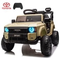 thumbnail image 1 of JoyWheels TOYOTA 50W Ride On Toy Cars,12V Powered Ride on Truck With Remote Control,3mph,Yellow, 1 of 9
