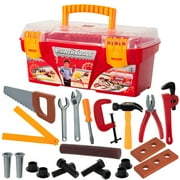 Joyabit Kids Tool Set with Hand Tools Construction Play Set, 26 Pieces