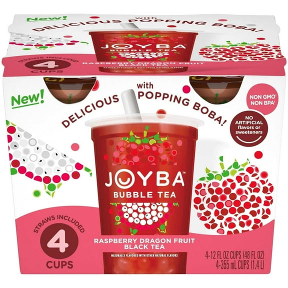 Joyba Raspberry Dragonfruit BlackTea 4/12 fl.oz., Cup