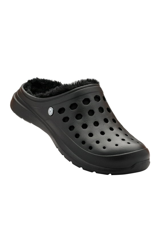 Cozy Lined Clog for Women and Men | Extra Cozy Comfort Slipper | Faux Shearling Lined Slip-on Clog