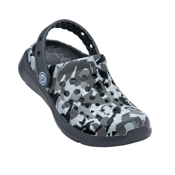 Joybees Kids Riley Active Clog - Graphics and Metallics - Comfortable Easy to Clean Slip-on Water Shoes for Girls and Boys