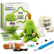 JoyBerri CrochetPals Parker Crochet Kit with Instructional Videos & Supplies, 1 Piece