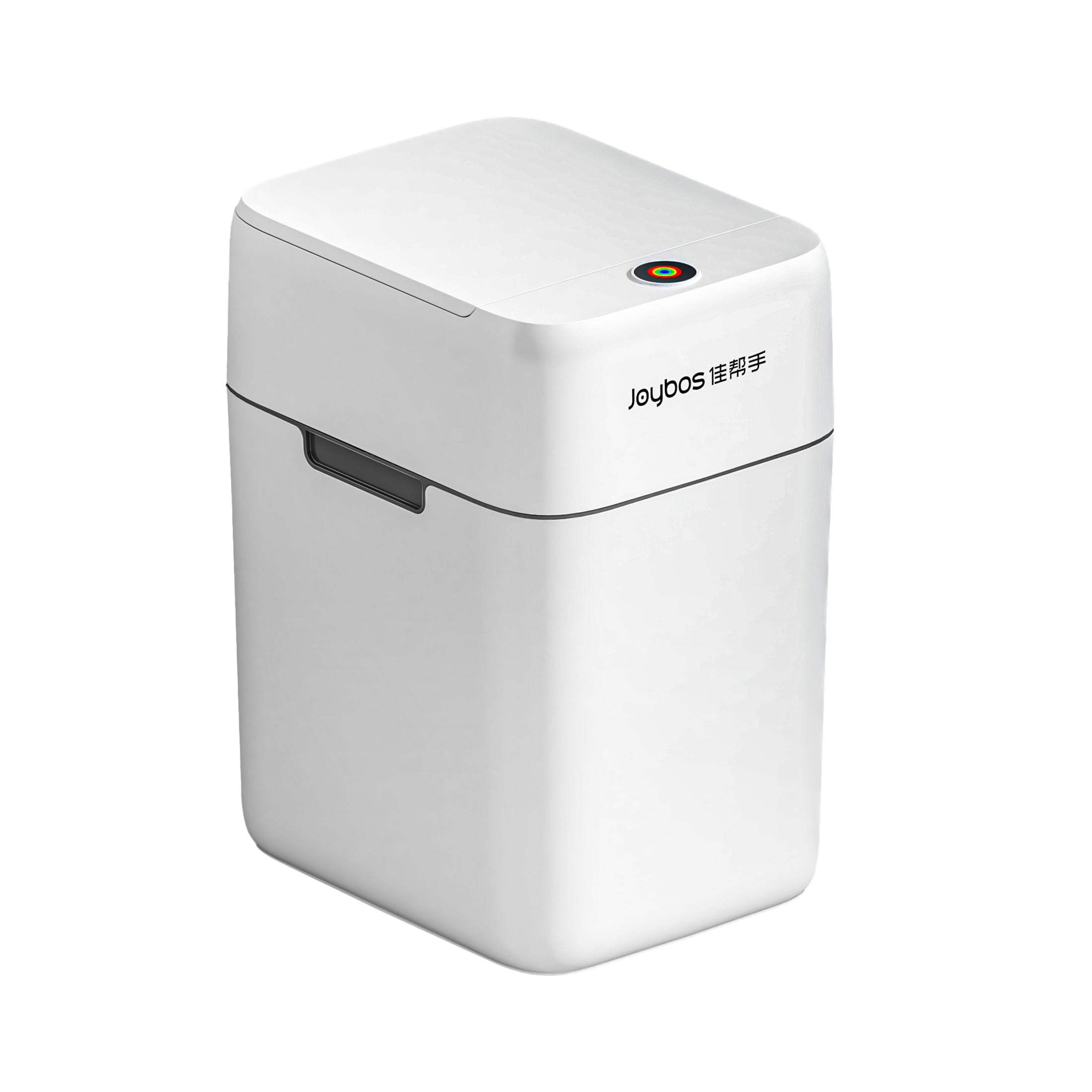 Joybos 8.5L Automatic Garbage Cans, Bathroom Trash Can with Lid, Small Waste Baskets, White