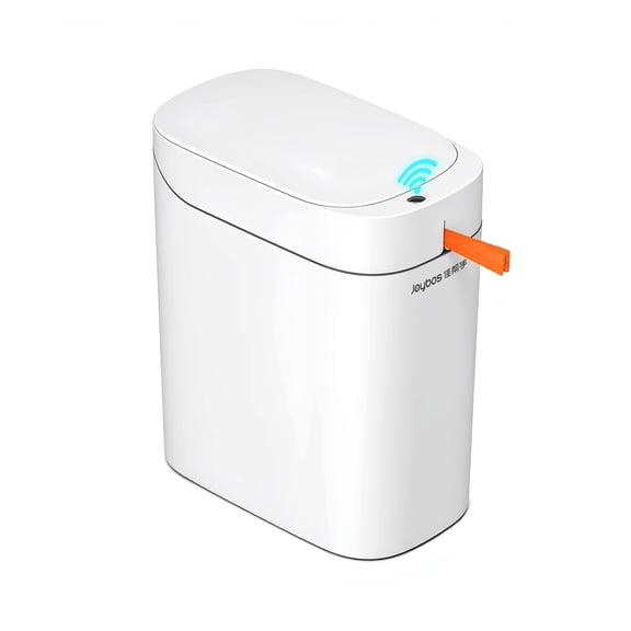 Joybos Small Trash Can, Motion Sensor Wastebasket, Slim Garbage Bin with One-Touch Auto Bagging & Odor Sealing, 2.2 Gallon