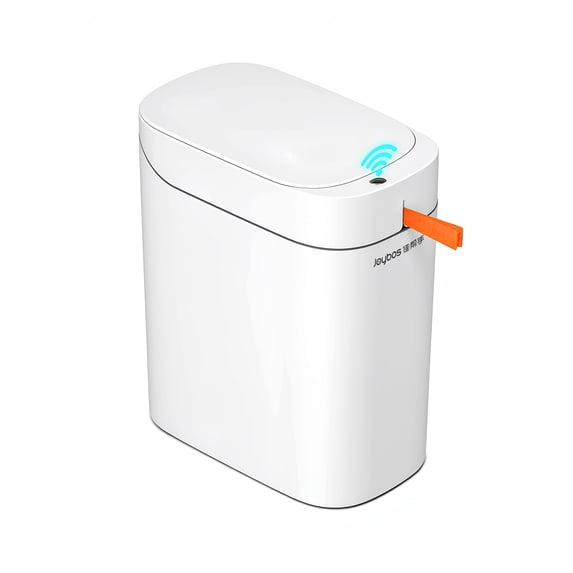 Joybos Small Trash Can, Motion Sensor Wastebasket, Slim Garbage Bin with One-Touch Auto Bagging & Odor Sealing, 2.2 Gallon