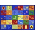 thumbnail image 1 of Joycarpets 1870C Rectangular Simply Phonics Rug - 5 Ft. 4 in. x 7 Ft. 8 in., 1 of 1