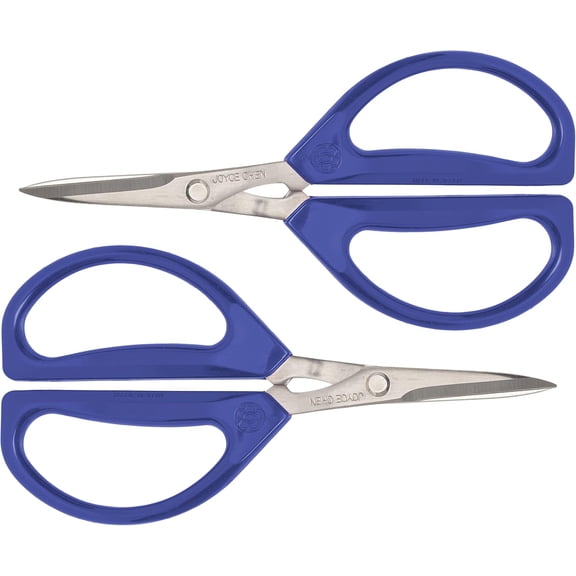 Joyce Chen Original Unlimited Kitchen Scissors All Purpose Kitchen Shears With Comfortable Handles, Blue, 2 Pack
