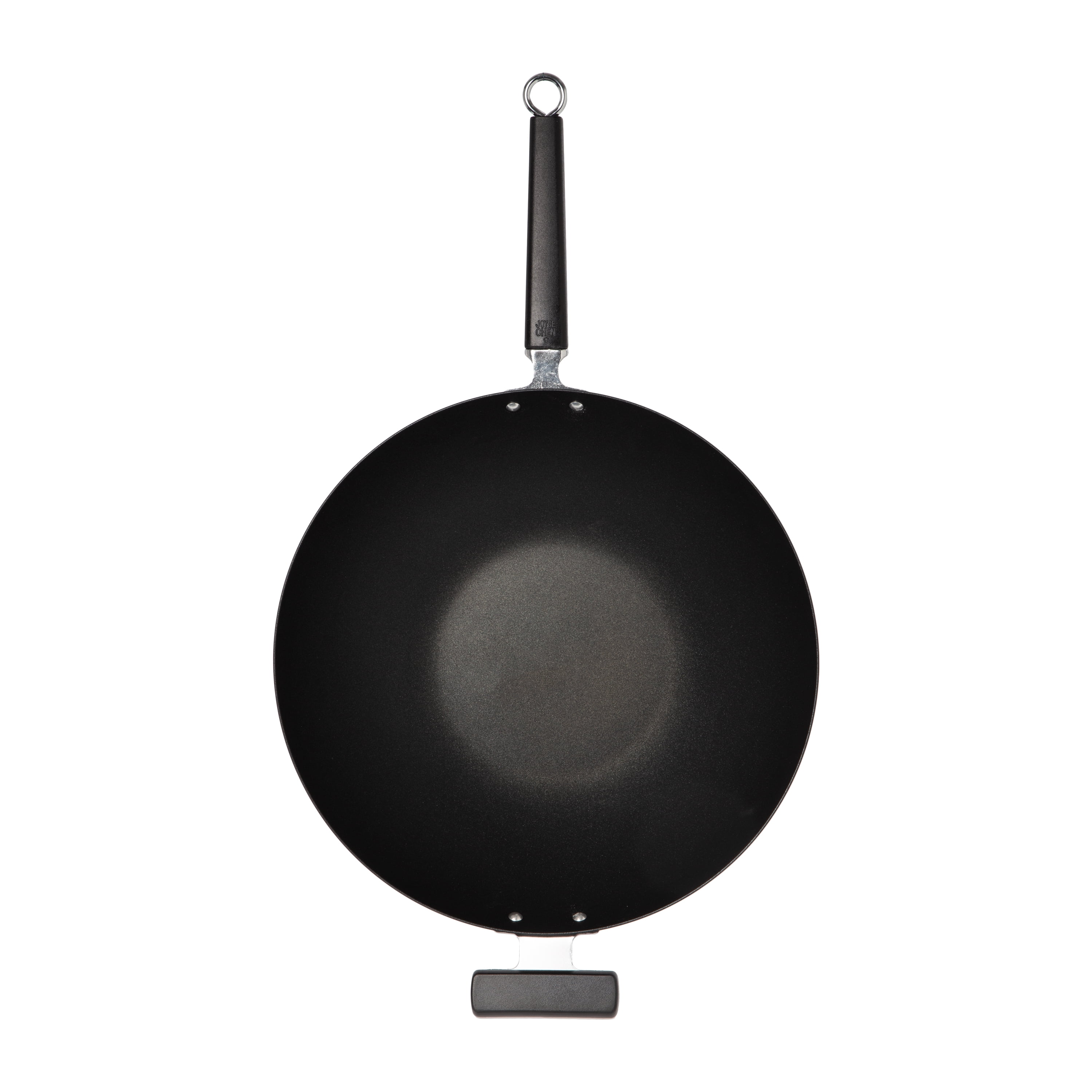 DiamoTech 12 Eazy Flip Wok, Ceramic Nonstick, Toxin-Free, Stainless Steel Knives and Recipe Book Black