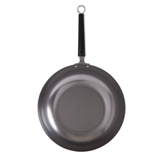 JOYCE CHEN Professional Series 12-Inch Carbon Steel Stir Fry Pan with Phenolic Handle