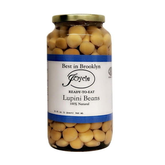 Joycie Ready To Eat Lupini Beans 32 OZ Jar Pack of 3 Healthy Snack 32 oz. Jar Made in USA All Natural Non GMO Fresh Harvest Keto, Plant Based, Mediterranean Diet I Non-GMO, Gluten-Free,...
