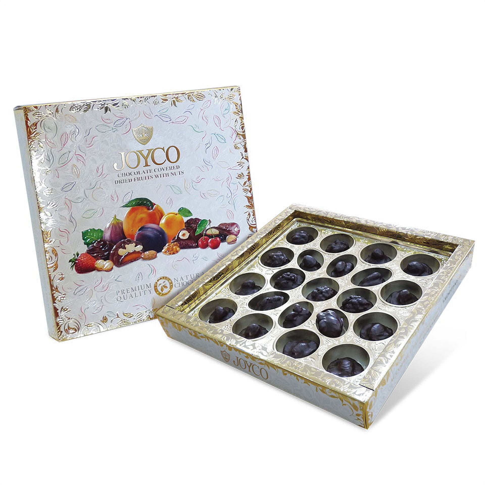 Joyco (Grand Candy), Chocolate Covered Dried Fruits with Nuts (8 packs
