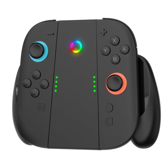 Joycon 2 Charging Grip for Nintendo Switch 2 Accessories, Switch 2 Joycon Controller Comfort Charging Grips with LED Indicator