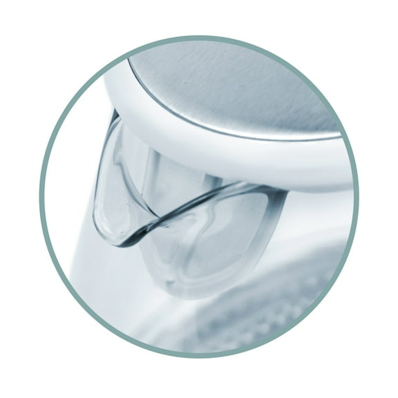 Joycook Glass Electric Tea Kettle 1.5 Liter with Built in Mesh Filter, White