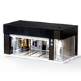 thumbnail image 1 of Joycrown 1/64 Scale Diecast Display Case Storage with LED Lights, Stackable Electric Garage with Voice Control, 3 Replaceable 3D Scenes Parking Lot Diorama for Model Cars (Black), 1 of 8