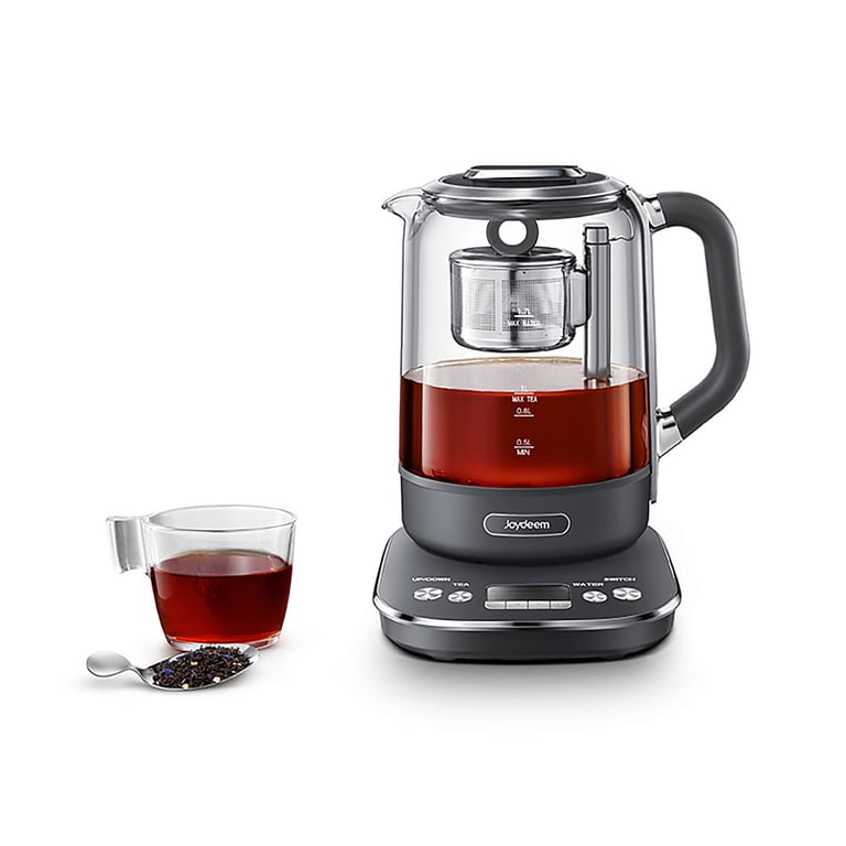 Joydeem Hot Tea Maker, Glass Electric Ketle with Auto Tea Infuser