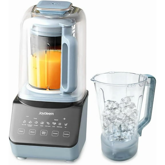 Joydeem Soymilk Maker Machine with Soundproof Shield, Hot and Cold Blender for Soymilk, Juice, Milkshake and Soup, Low Noise Cooking Blender, 1.75L Capacity, JD-J09