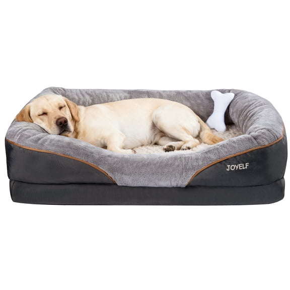 JOYELF XX-Large Memory Foam Dog Bed, Orthopedic Dog Bed & Sofa with Removable Washable Cover Dog Sleeper for Large Dogs