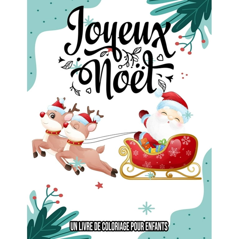 Joyeux Noël : Un Livre De Coloriage Pour Enfants: Livre de