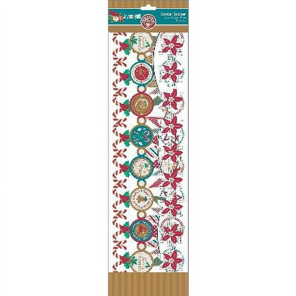 Joyeux Noel Border Stickers 10/Pkg-