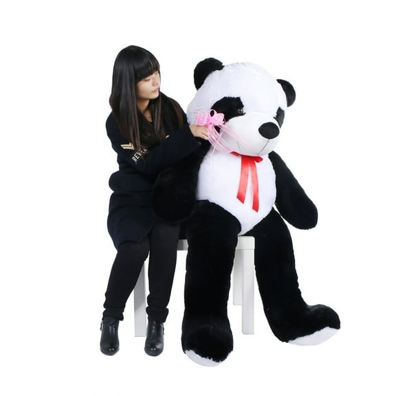 Joyfay 47 inch Giant Stuffed Panda Animal Plushie Plush Toy for Adults Children Christmas Wedding Anniversary Birthday Valentine's Day Gift