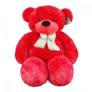Joyfay 47 inch Red Giant Stuffed Teddy Bear Animal Plushie Plush Toy for Adults Children Christmas Wedding Anniversary Birthday Valentines Day Gift