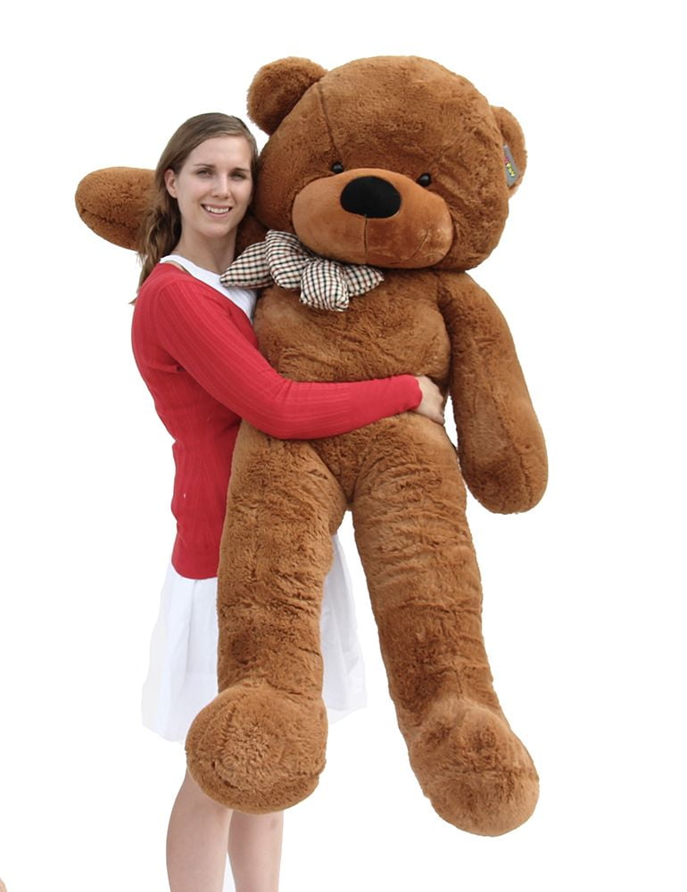 Joyfay 63 inch Dark Brown Giant Stuffed Teddy Bear Animal Plushie Plush ...