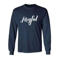 thumbnail image 1 of Joyful Adult Long Sleeve T-shirt, 1 of 3