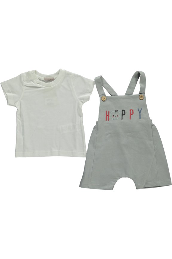 Joyful Apple 2-Piece Tee & Romper Set