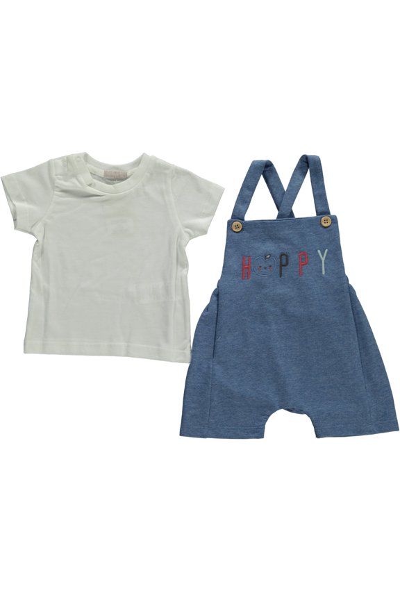 Joyful Apple 2-Piece Tee & Romper Set