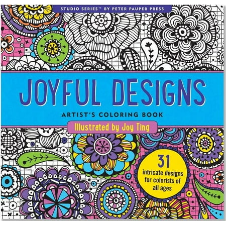Joyful Designs Adult Coloring Book (Paperback)